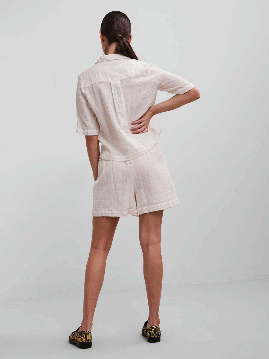 PCSTINA 2/4 SHIRT - CLOUD DANCER or CITRUS