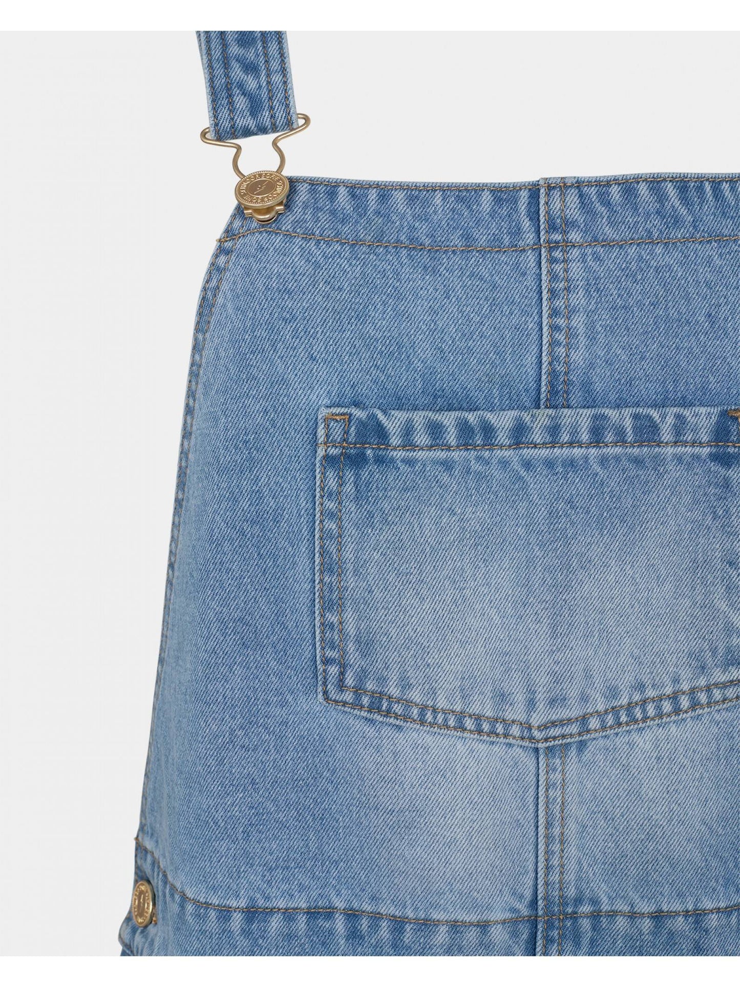 Light Blue Denim Overalls