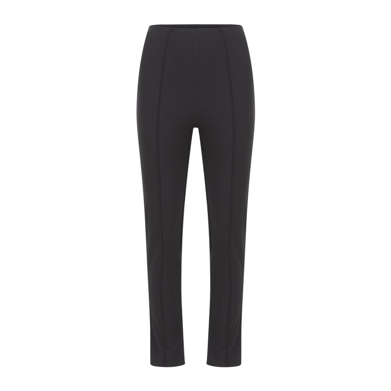Straight Stretch Black Pants