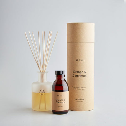 st eval Orange & cinnamon reed diffuser