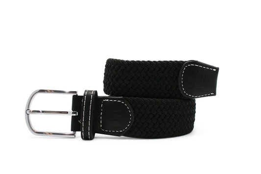 Recycled Woven Belt - Jet Black