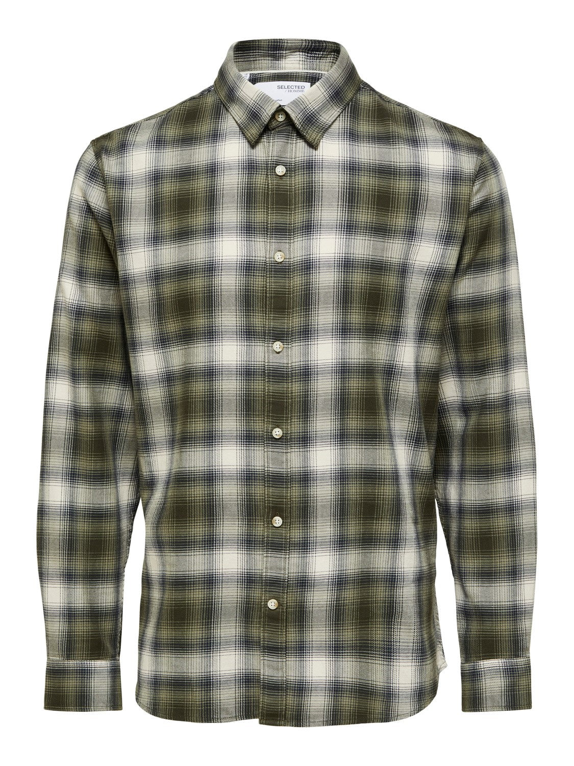 Robin shirt - deep lichen green multi