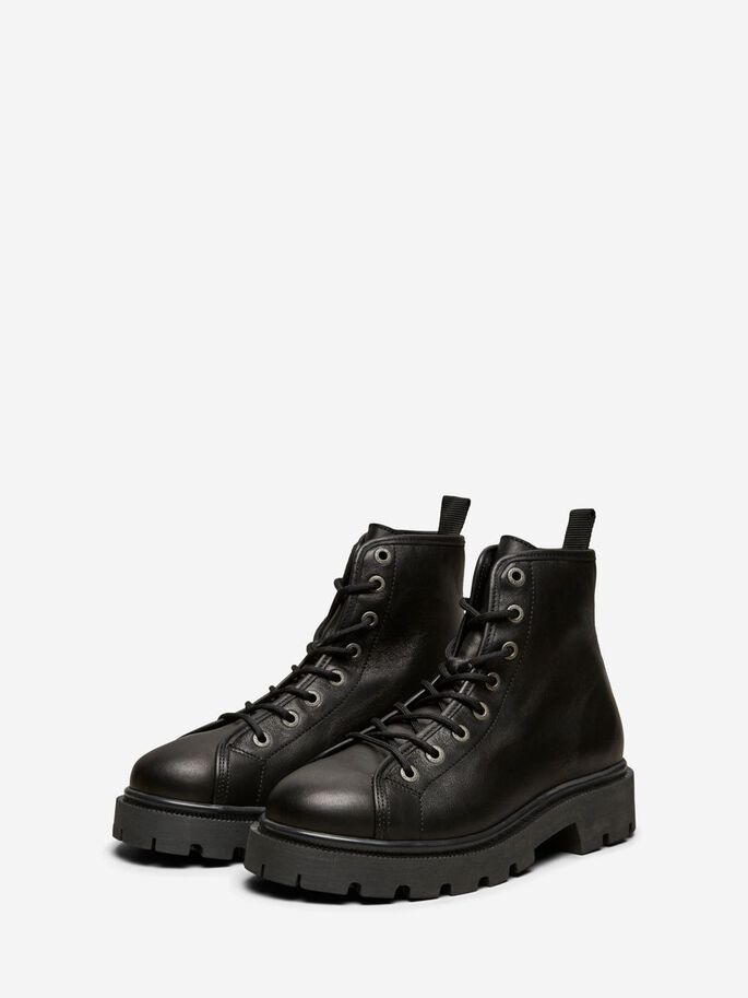 leather boots