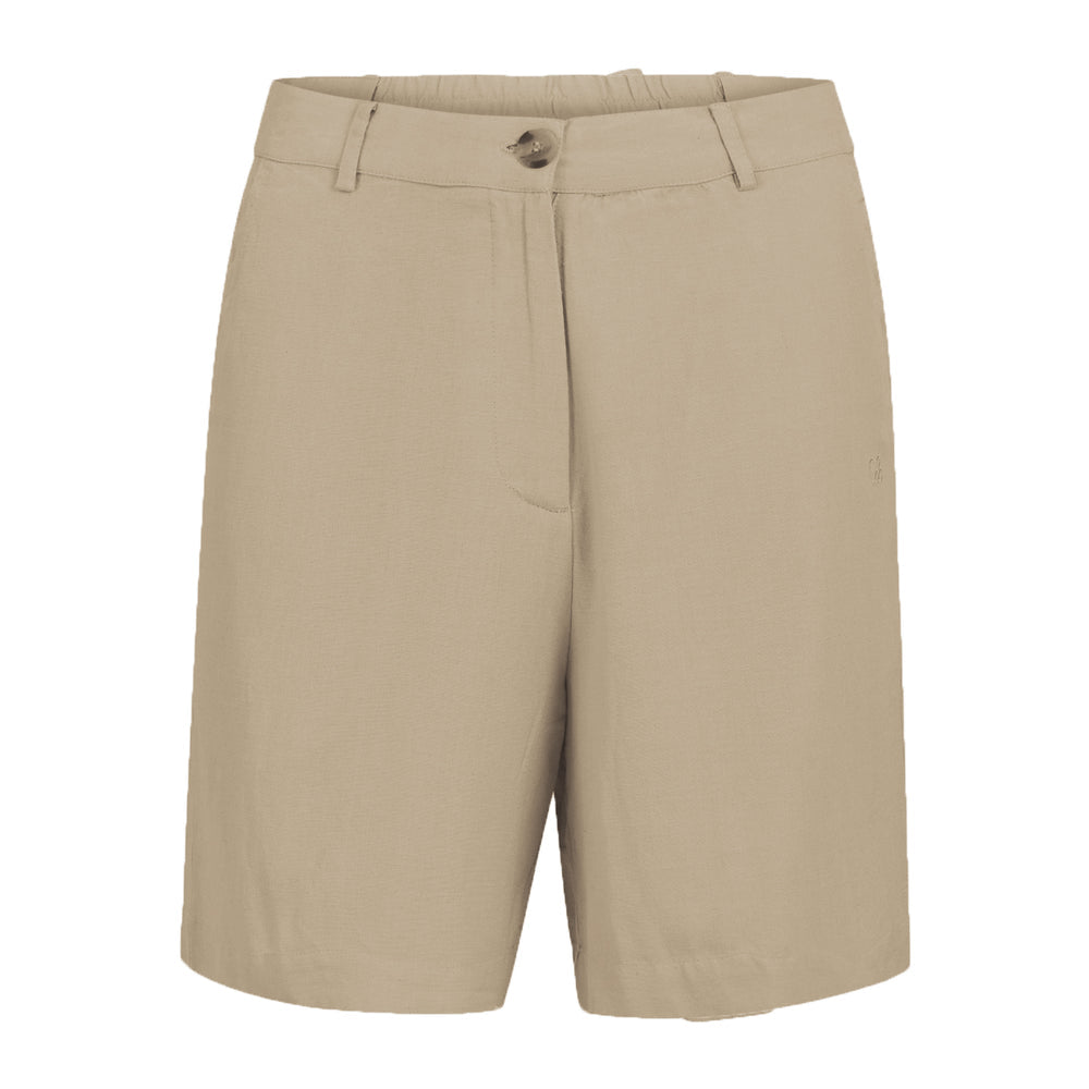 Warm Sand Linen Shorts