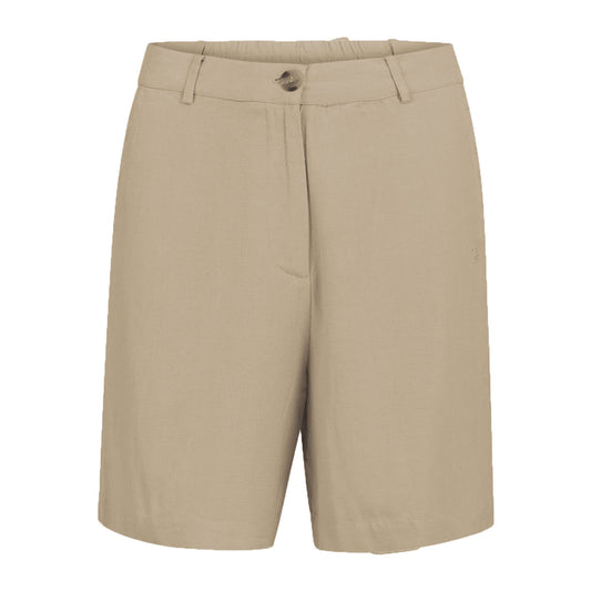 Warm Sand Linen Shorts
