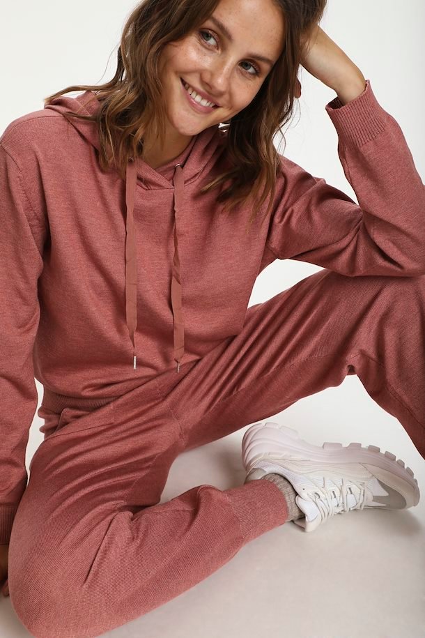 Rust Knit Joggers