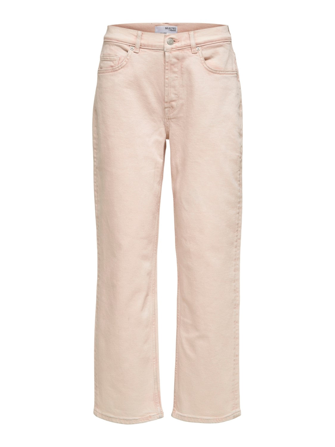 STRAIGHT LEG PASTEL JEANS - Peach Whip