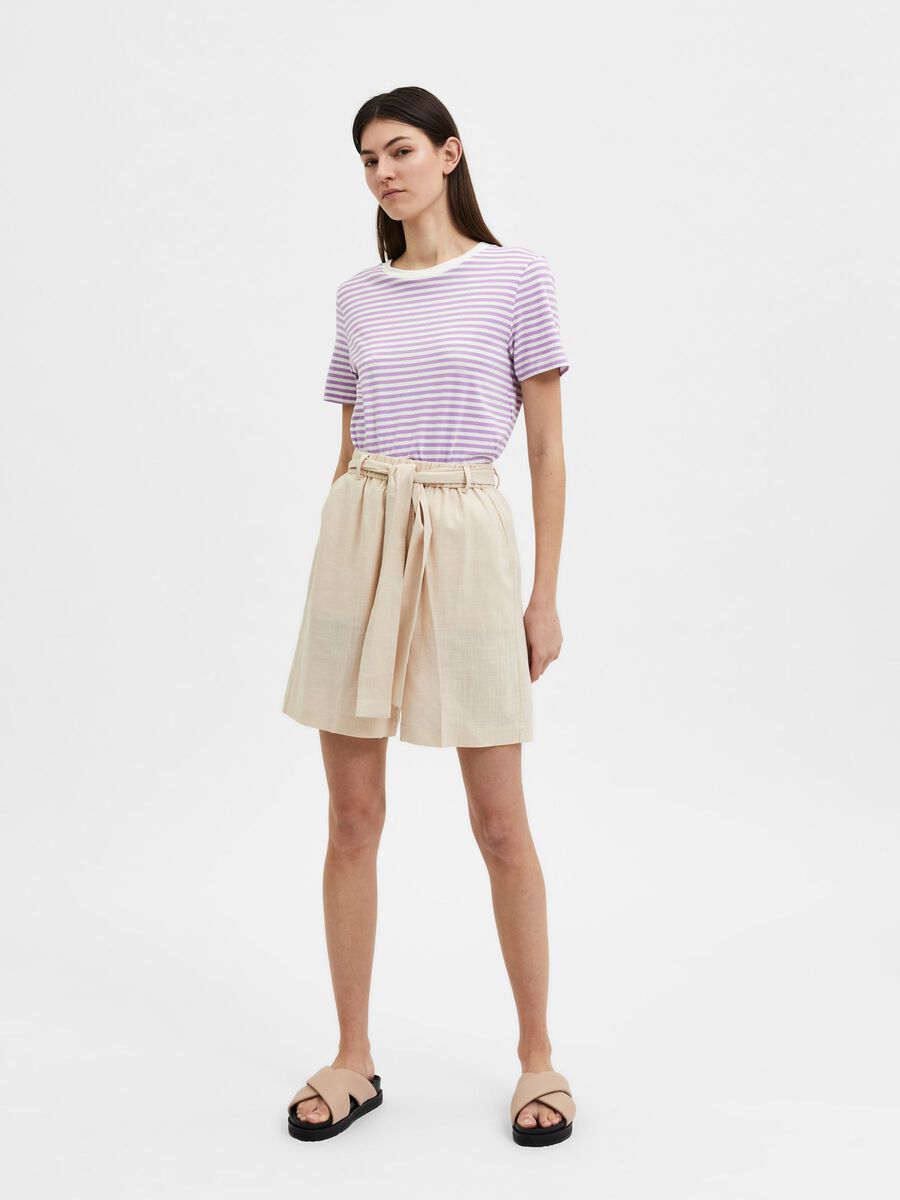Purple Striped T-Shirt