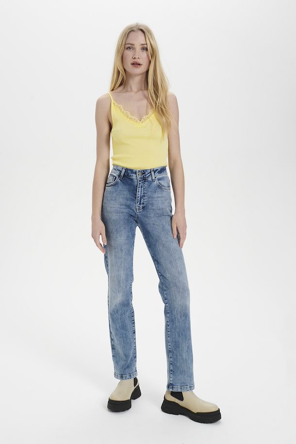MayaSz Strap Top - Lemon Meringue