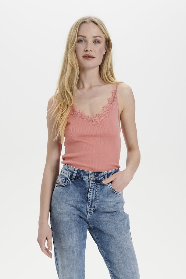 MayaSZ Strap Lace Top - Ash Rosie