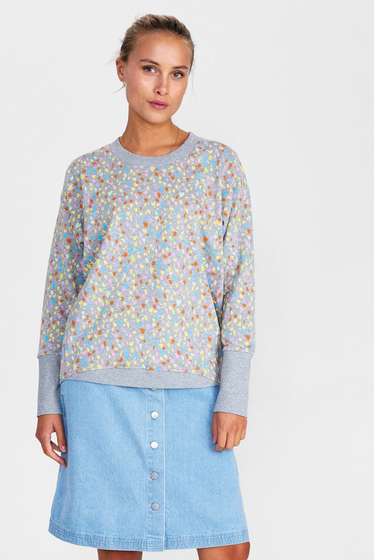 NUNIKOLA SWEATER - Grey Mel