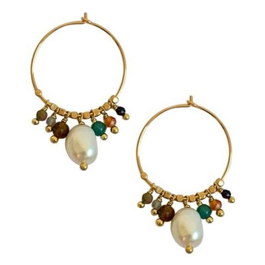 Queen Hoop Earrings