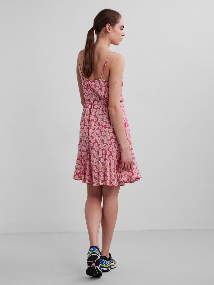 Pcnya Slip Button Dress - Fruit Dove/Daisy