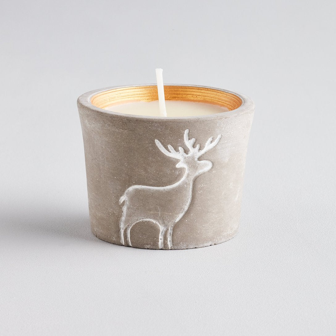 Christmas Reindeer Pot - Orange & Cinnamon