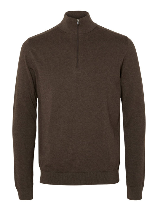 SLHBERG HALF ZIP CARDIGAN