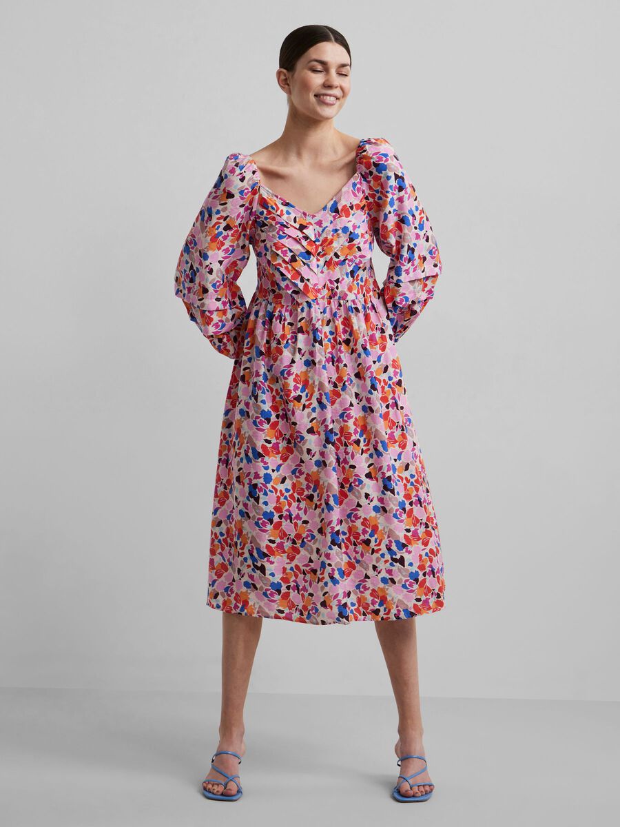 Yasvio Midi Dress - Soft Pink