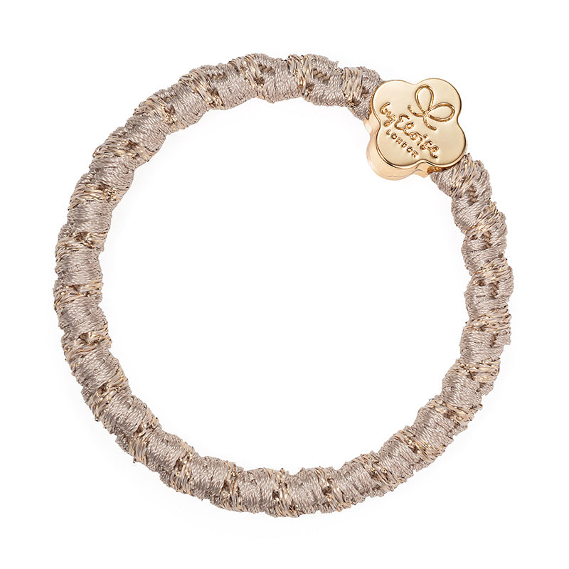 Woven Gold Quarterfoil Bangle Band