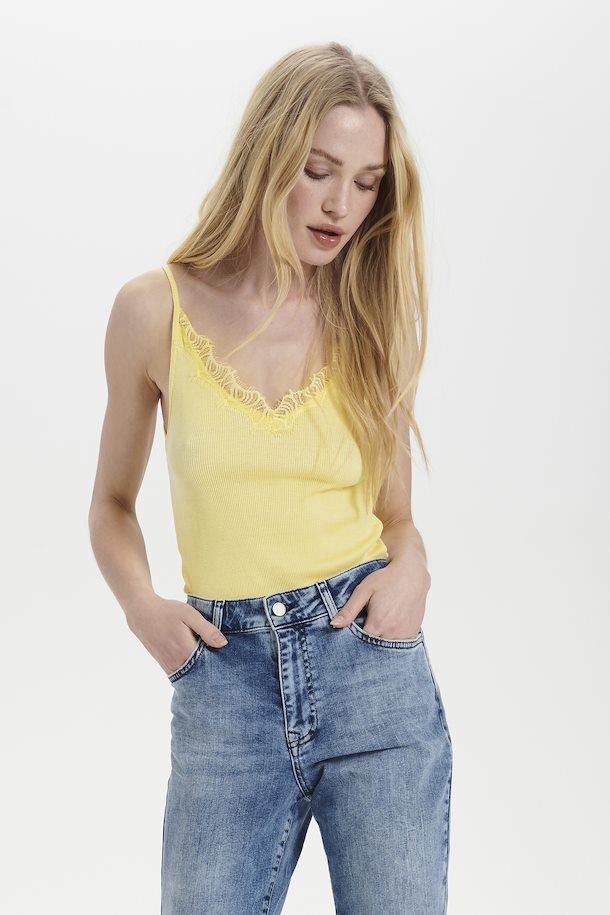 MayaSz Strap Top - Lemon Meringue
