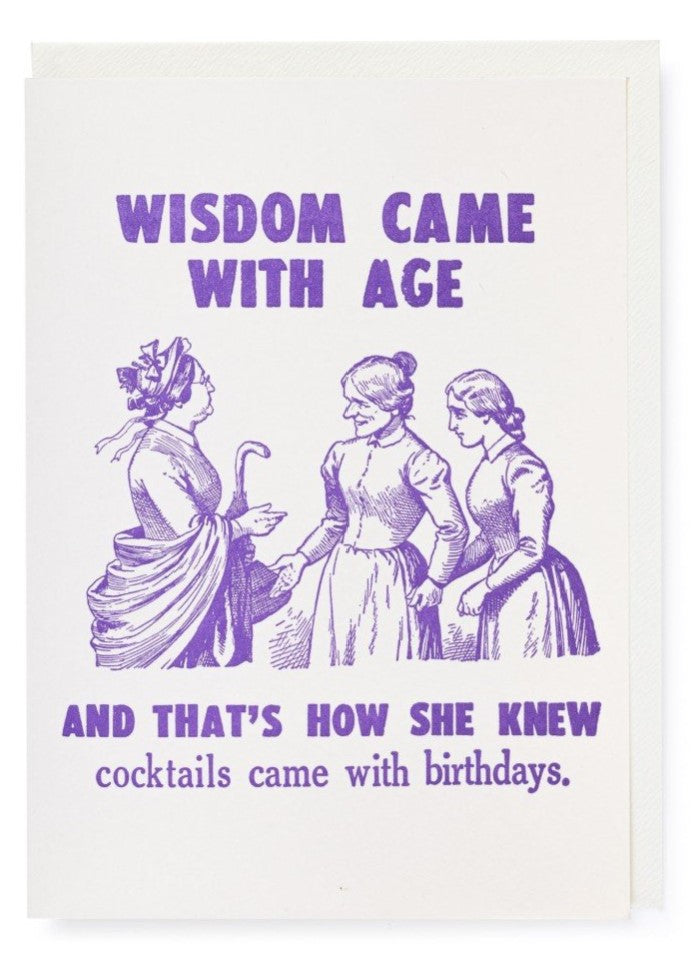 Wisdom Came with Age