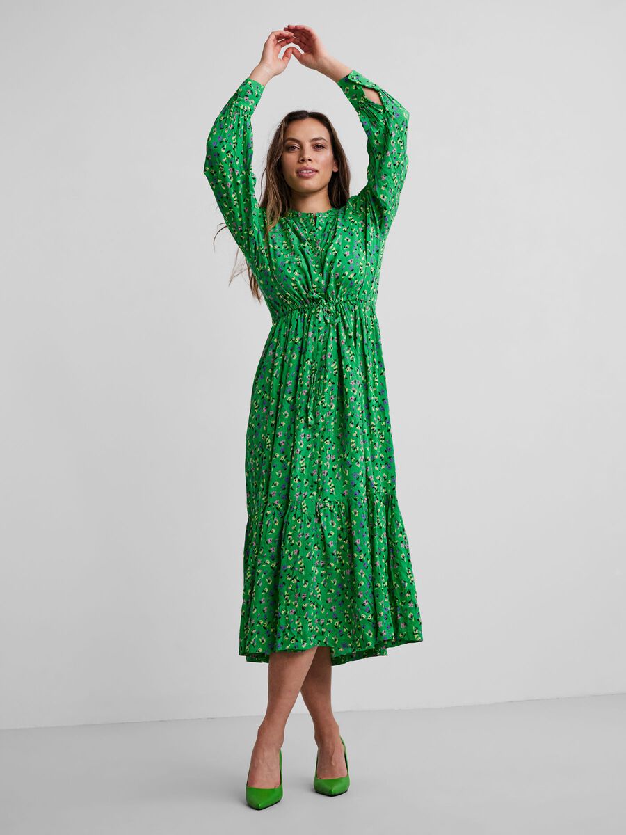 YASMALIKKA SHIRT DRESS - Island Green
