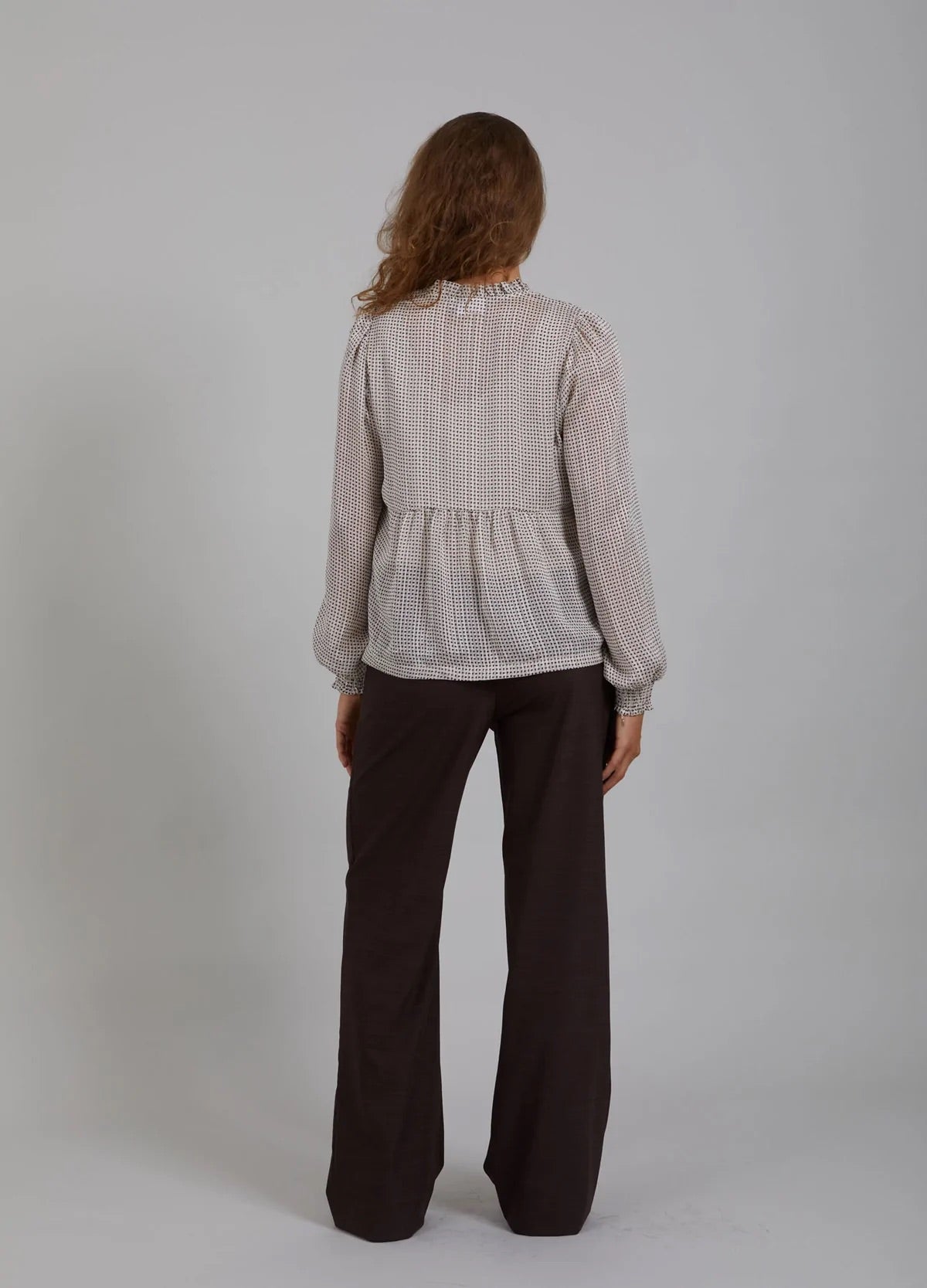 Blouse With Smock - Mini Paisley