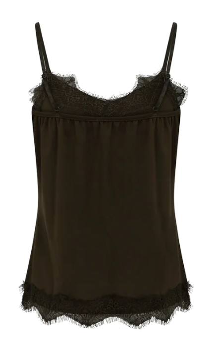 CC Heart Rosie Lace Top - Black