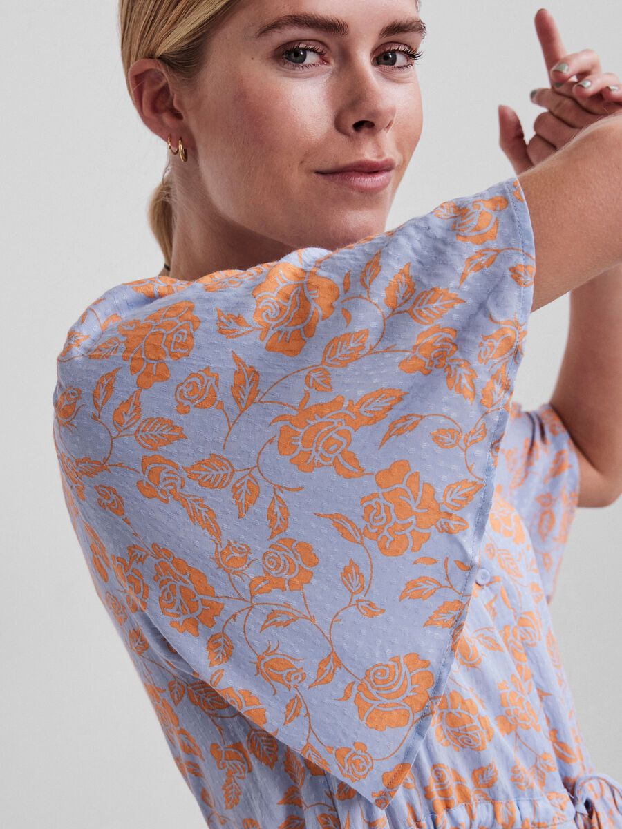 Meggie Shirt Dress - Kentucky Blue