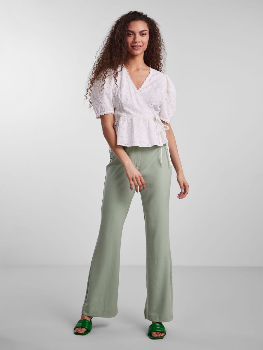 Yaszepla Wrap Blouse - White