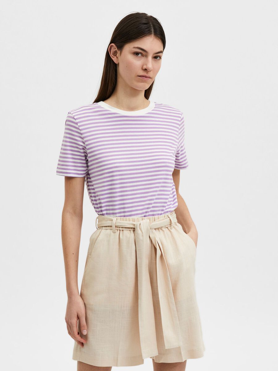 Purple Striped T-Shirt