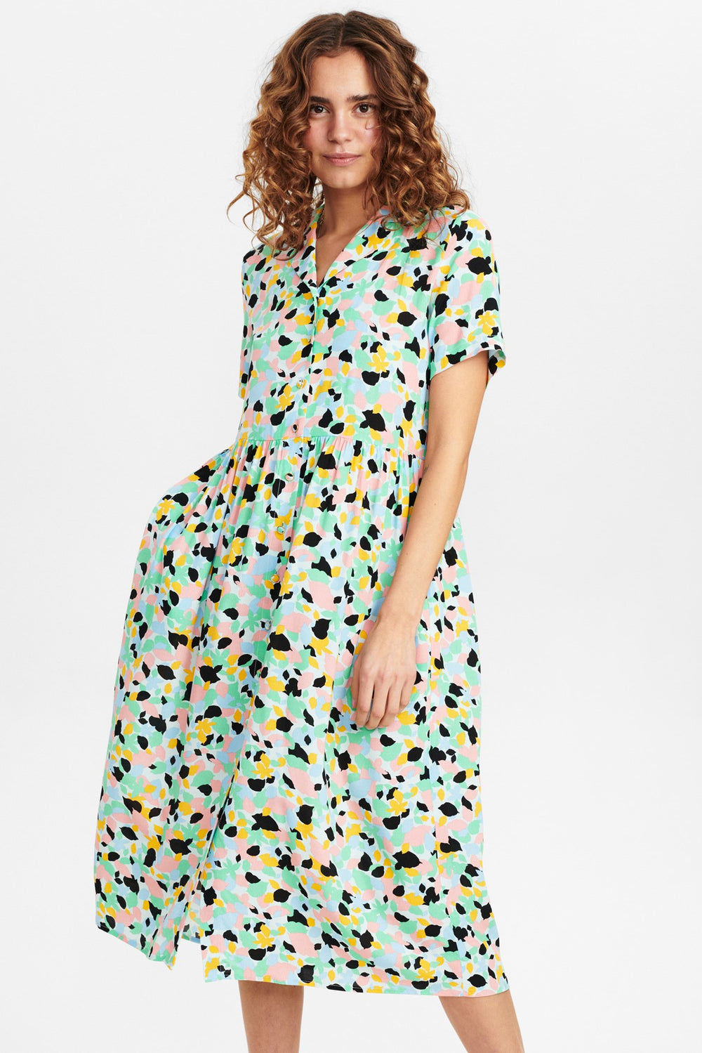 Nuansine Dress - Blue Bell