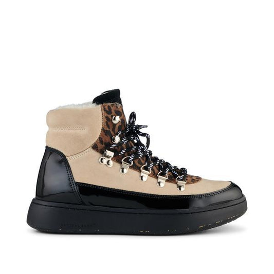 woden iris boot - mix leopard