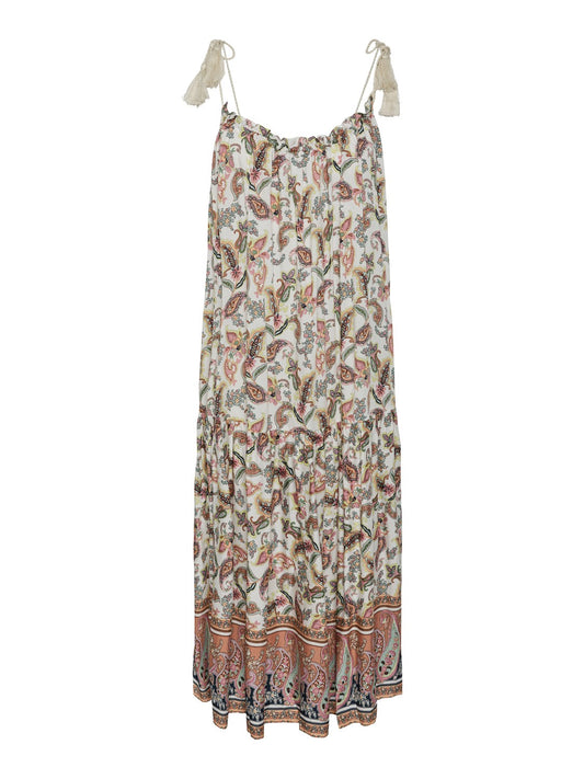 YASGEMMA STRAP MIDI DRESS - Fest