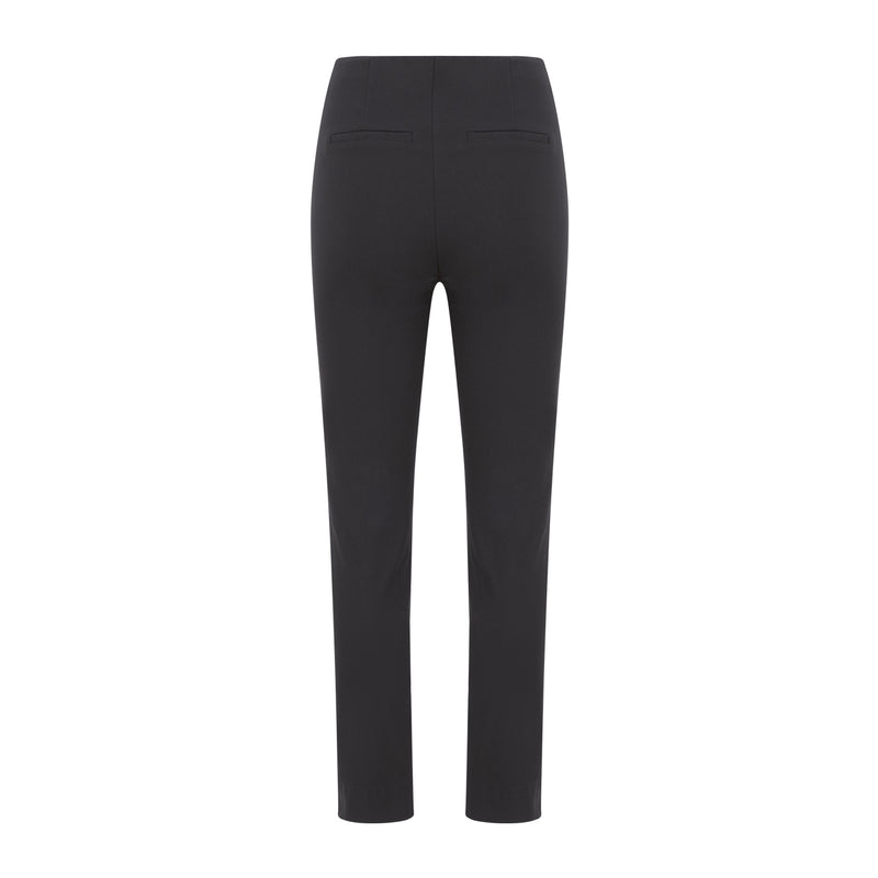 Straight Stretch Black Pants