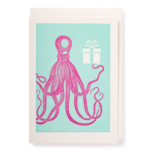 Octopus Present Mini Card