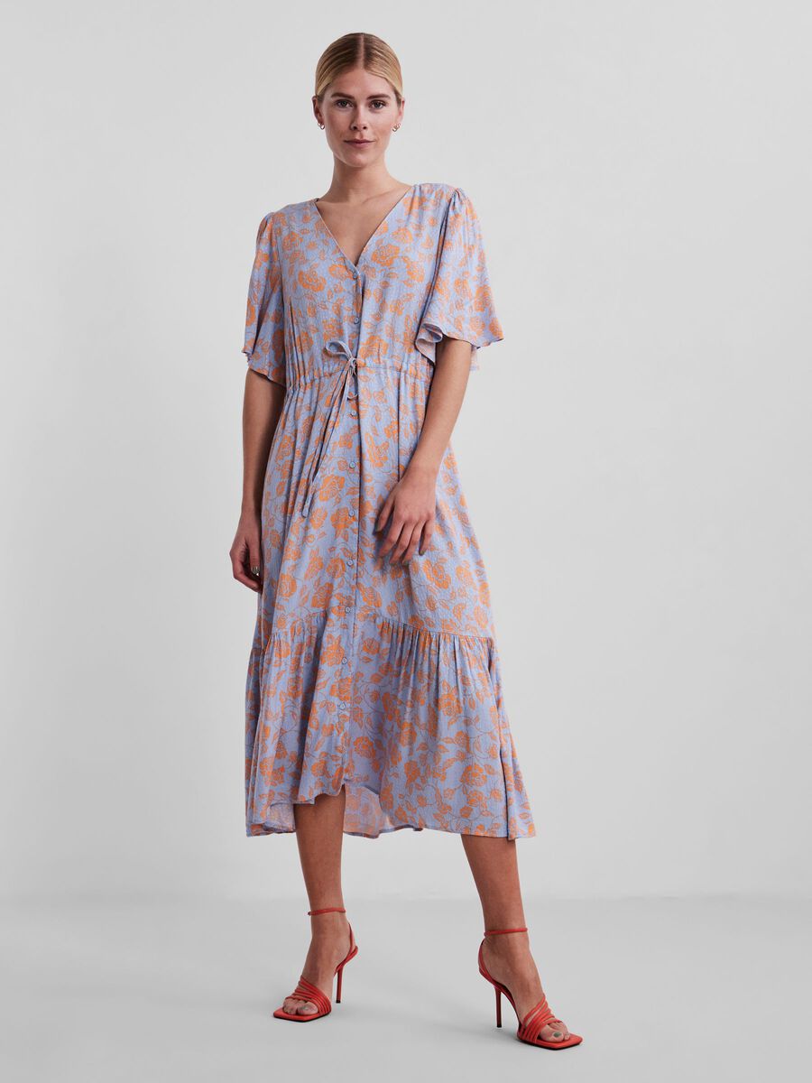 Meggie Shirt Dress - Kentucky Blue