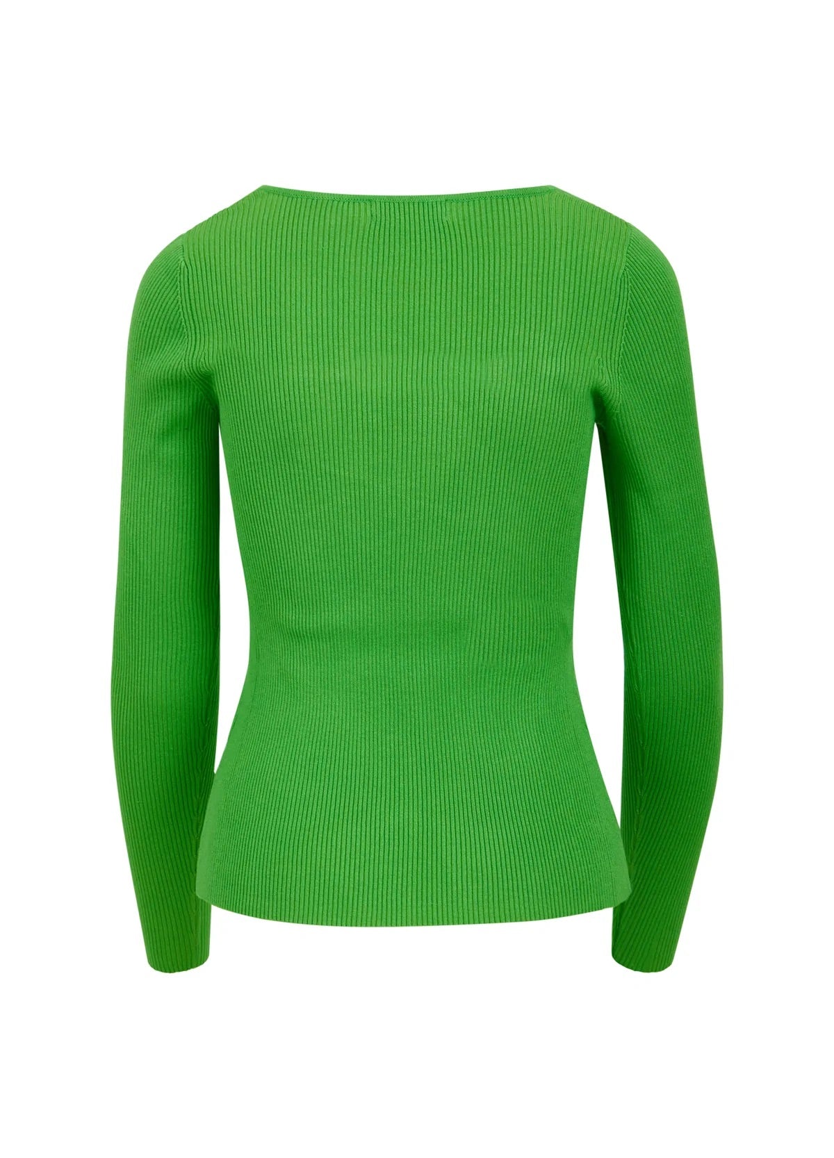 Knit With Squared Neck - High Green