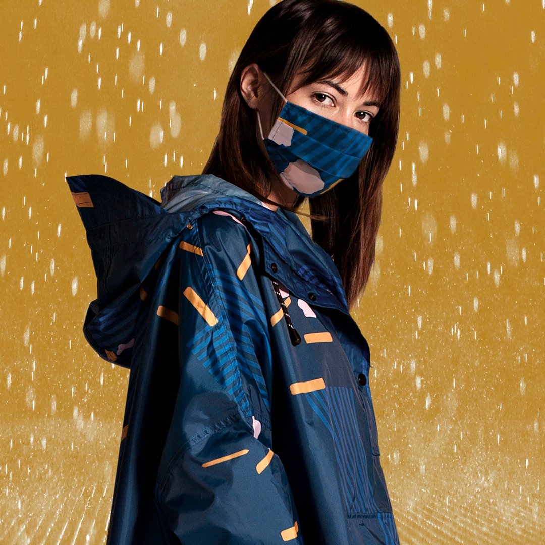 Japanese Blossom Adult Poncho