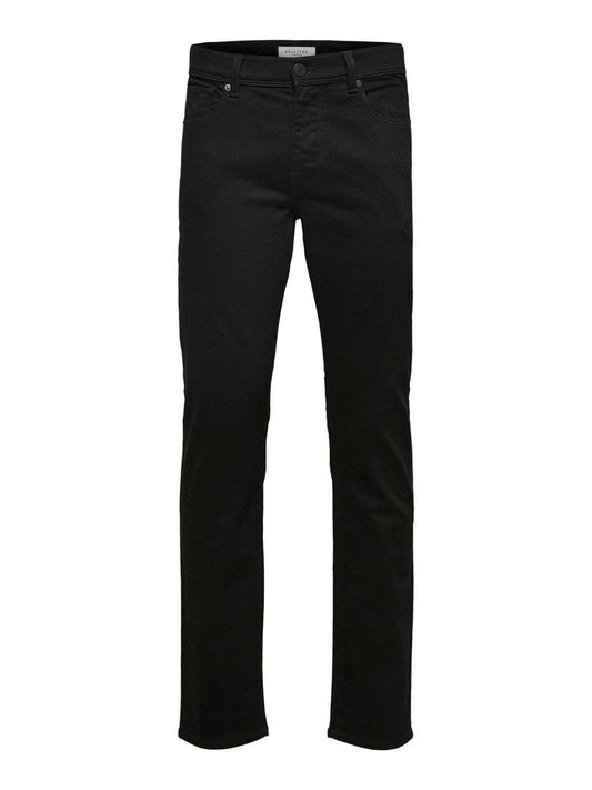 Straight Cut Jeans - Black