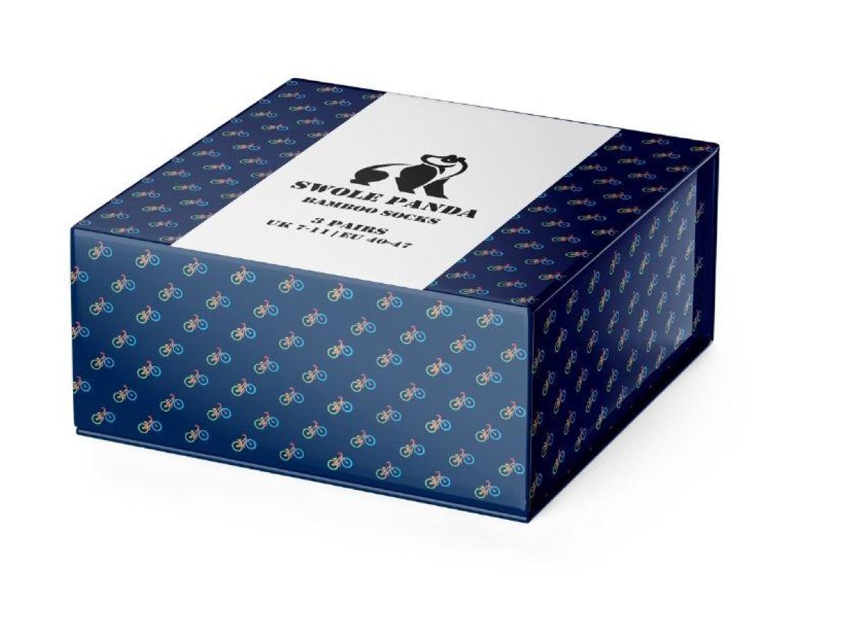 BICYCLE SOCK BOX - 3 PAIRS OF BAMBOO SOCKS (HIS)