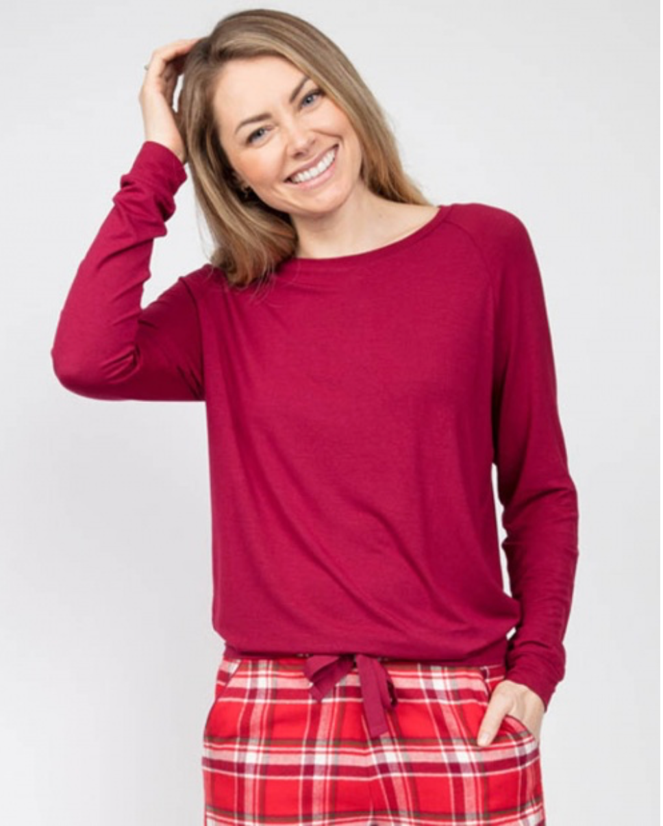 Robyn Slouch Jersey Pyjama Top