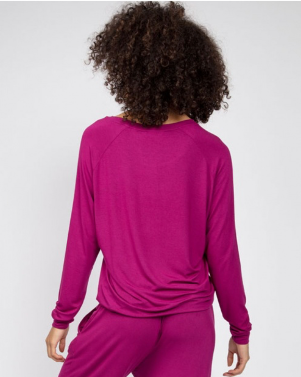Natasha Slouch Jersey Pyjama Top