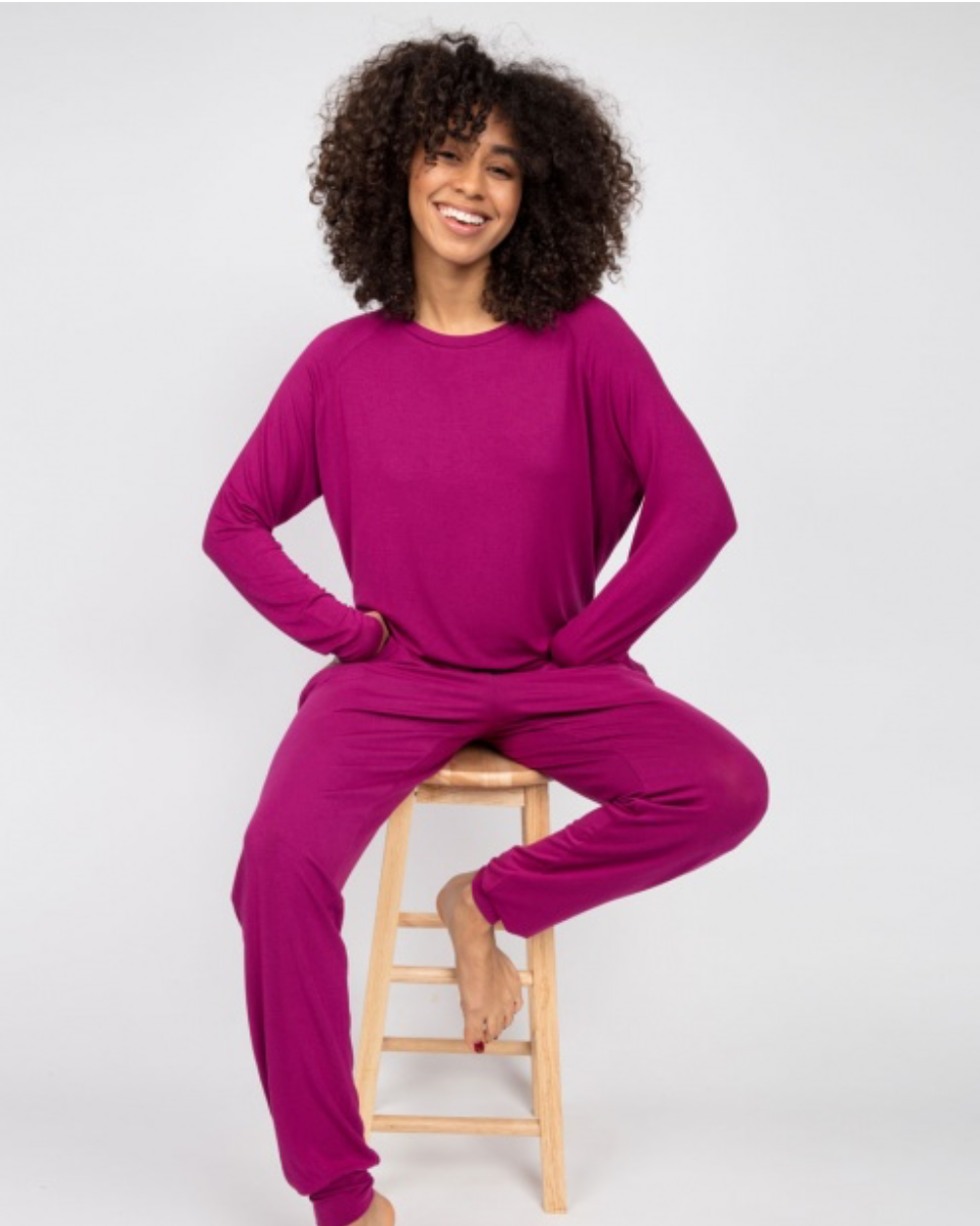 Natasha Slouch Jersey Pyjama Top