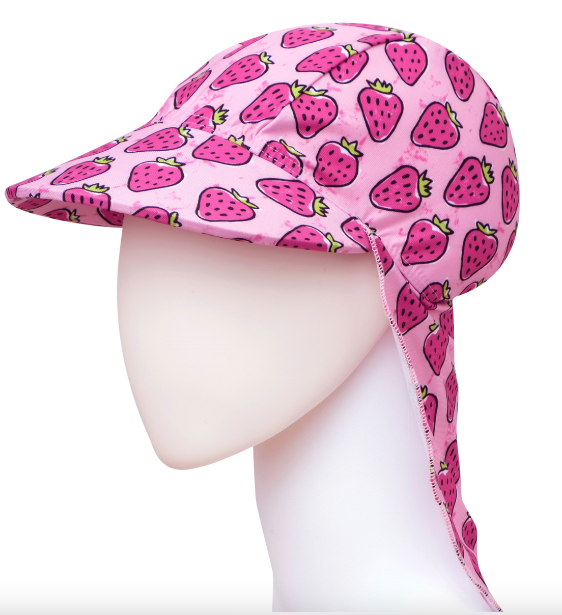 Slipfree Children's Sun & Swim Hat - Strawberries