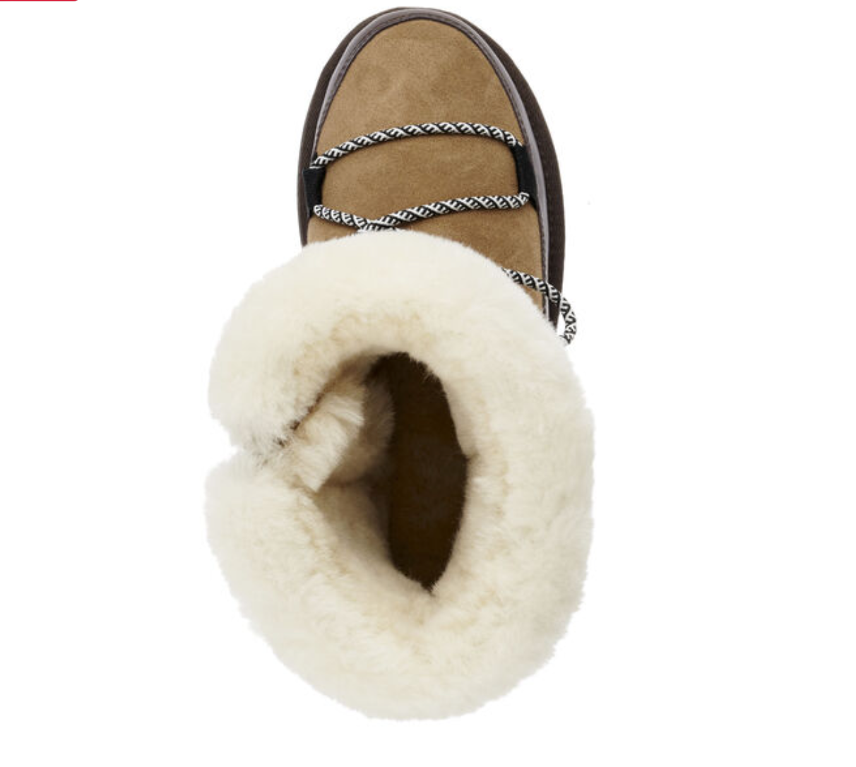 Blurred Women's Sheepskin Boot - Chestnut