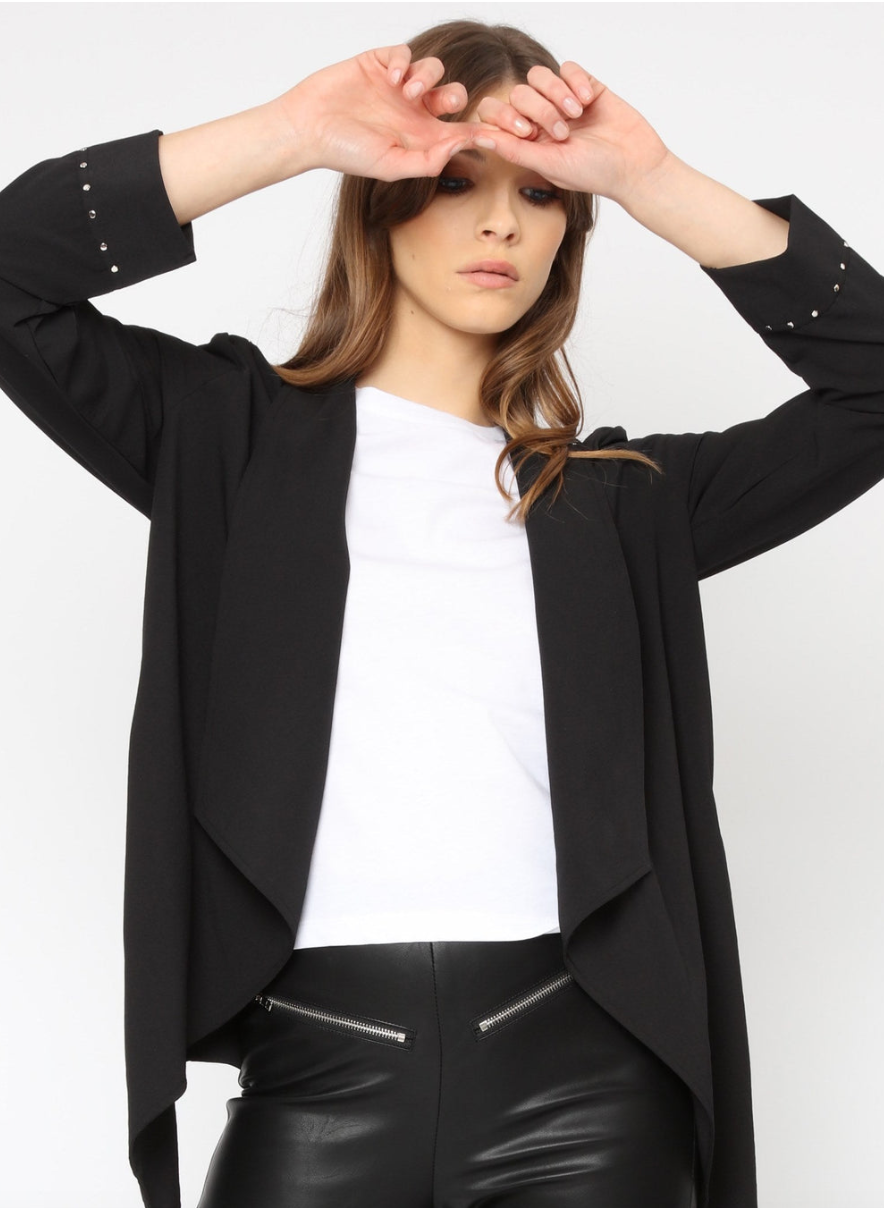 Waterfall jacket with best sale sleeves