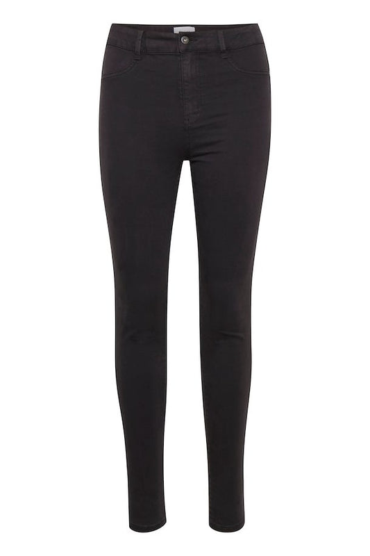 Cotton Stretch Jeans - Black