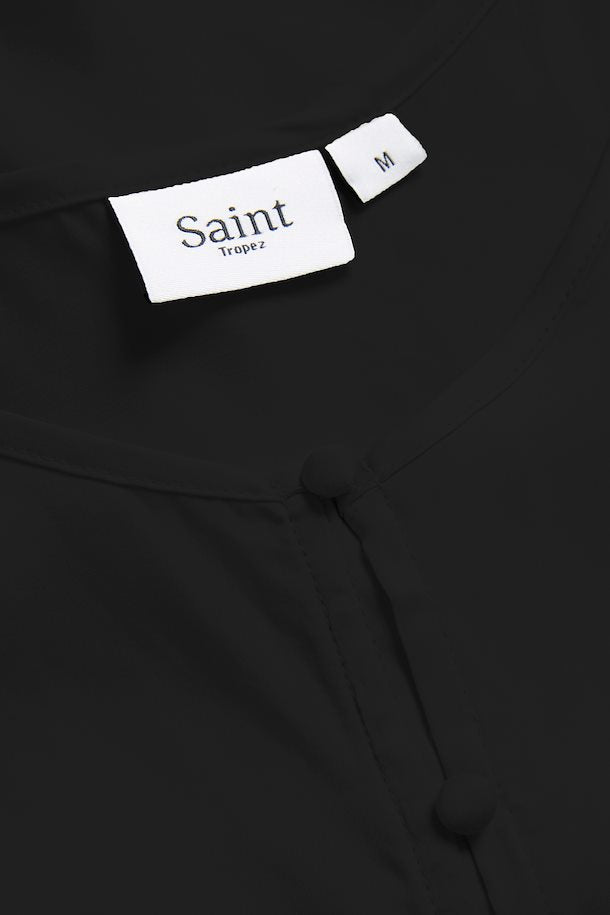 camisole top with buttons - black