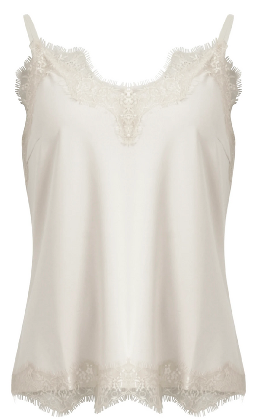 CC Heart Rosie Lace Top - Off White