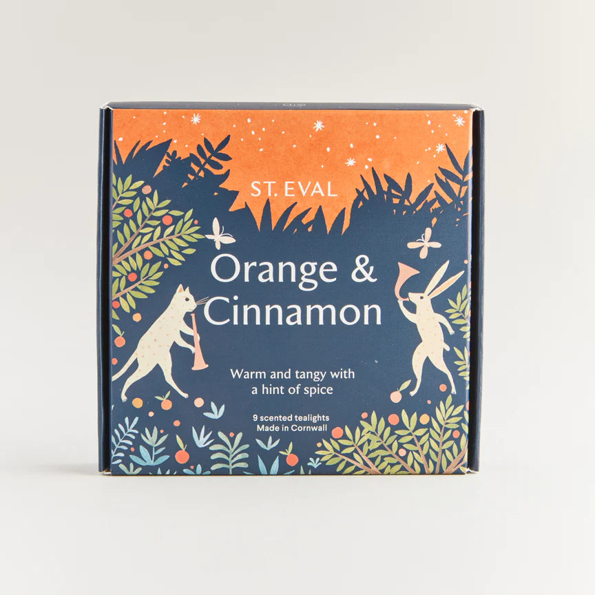 Orange and Cinnamon Tea lights