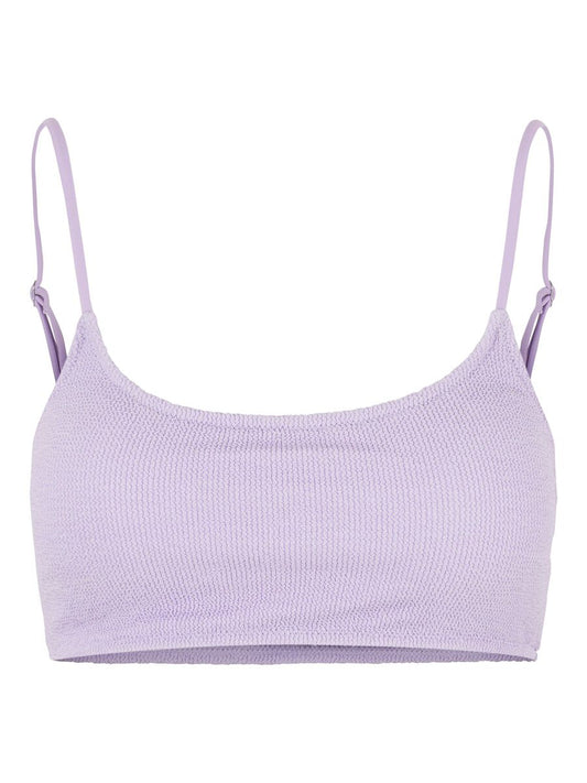 PCVIVIAN BIKINI TOP - Purple Rose